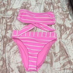 Pink bikini